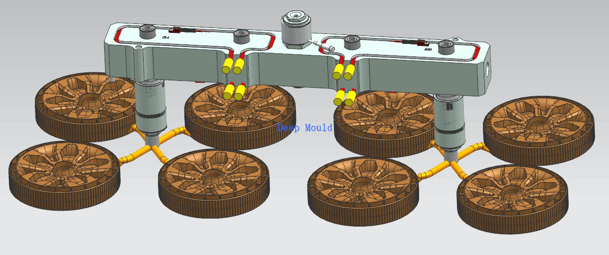 Custom Wheels for Wheelchair Plastic Molding 8
